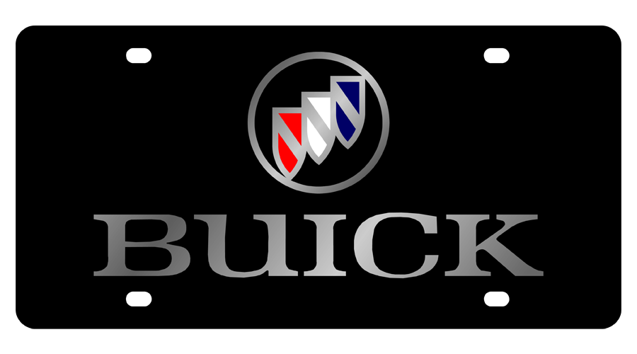 the buick logo on a black background