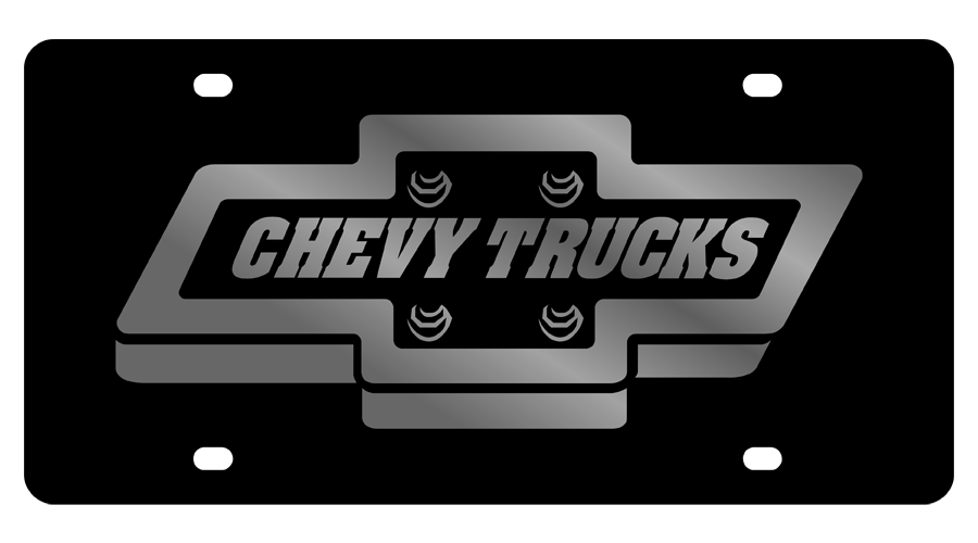 Chevrolet Retro Trucks Acrylic License Plate