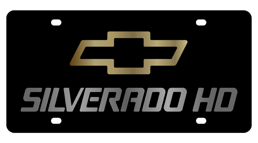 Chevrolet Silverado HD Acrylic License Plate