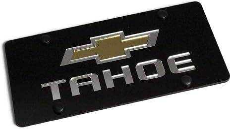 Chevrolet Tahoe Acrylic License Plate