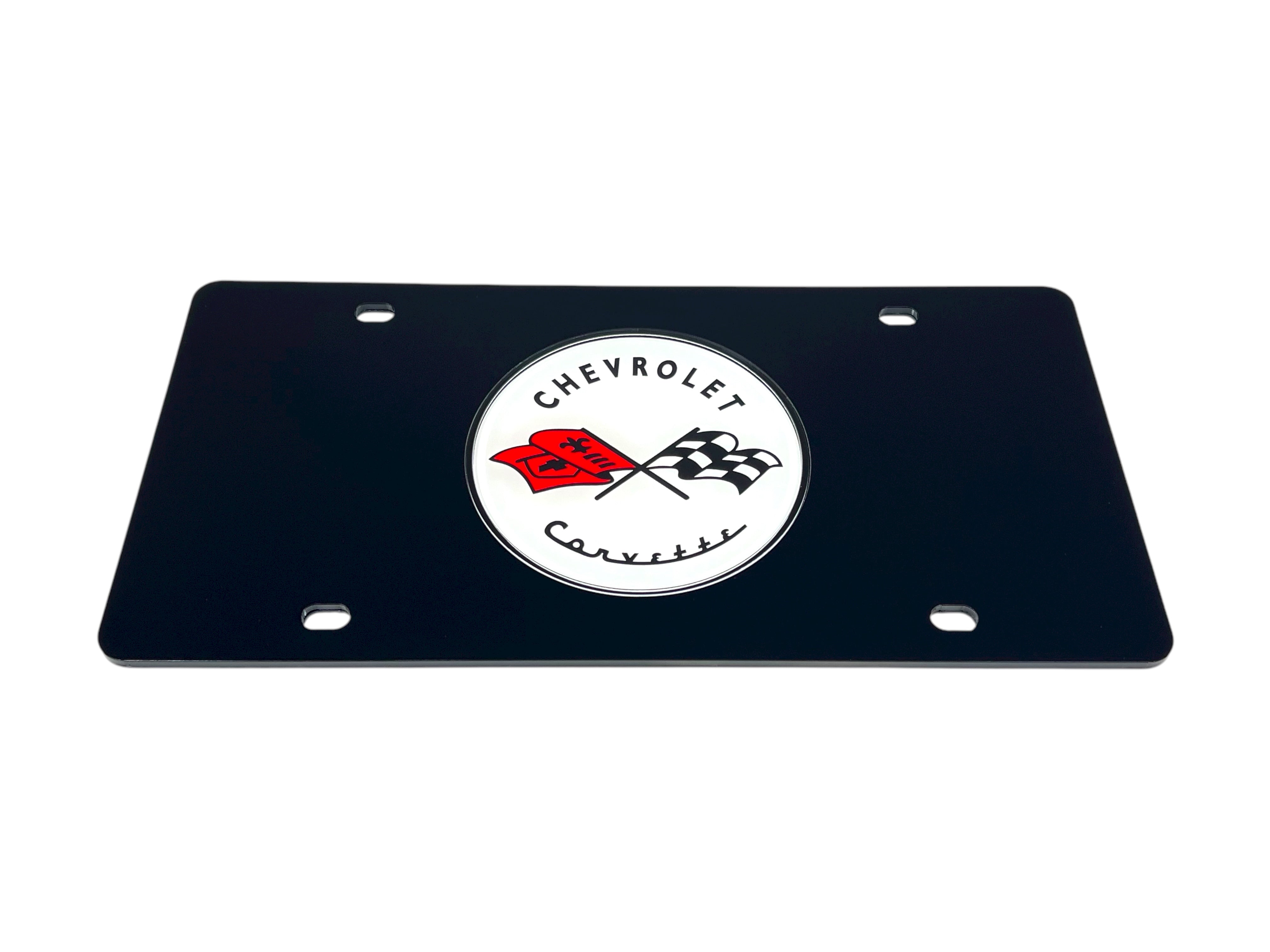 Classic Chevrolet Corvette Acrylic License Plate