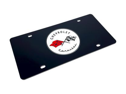 Classic Chevrolet Corvette Acrylic License Plate