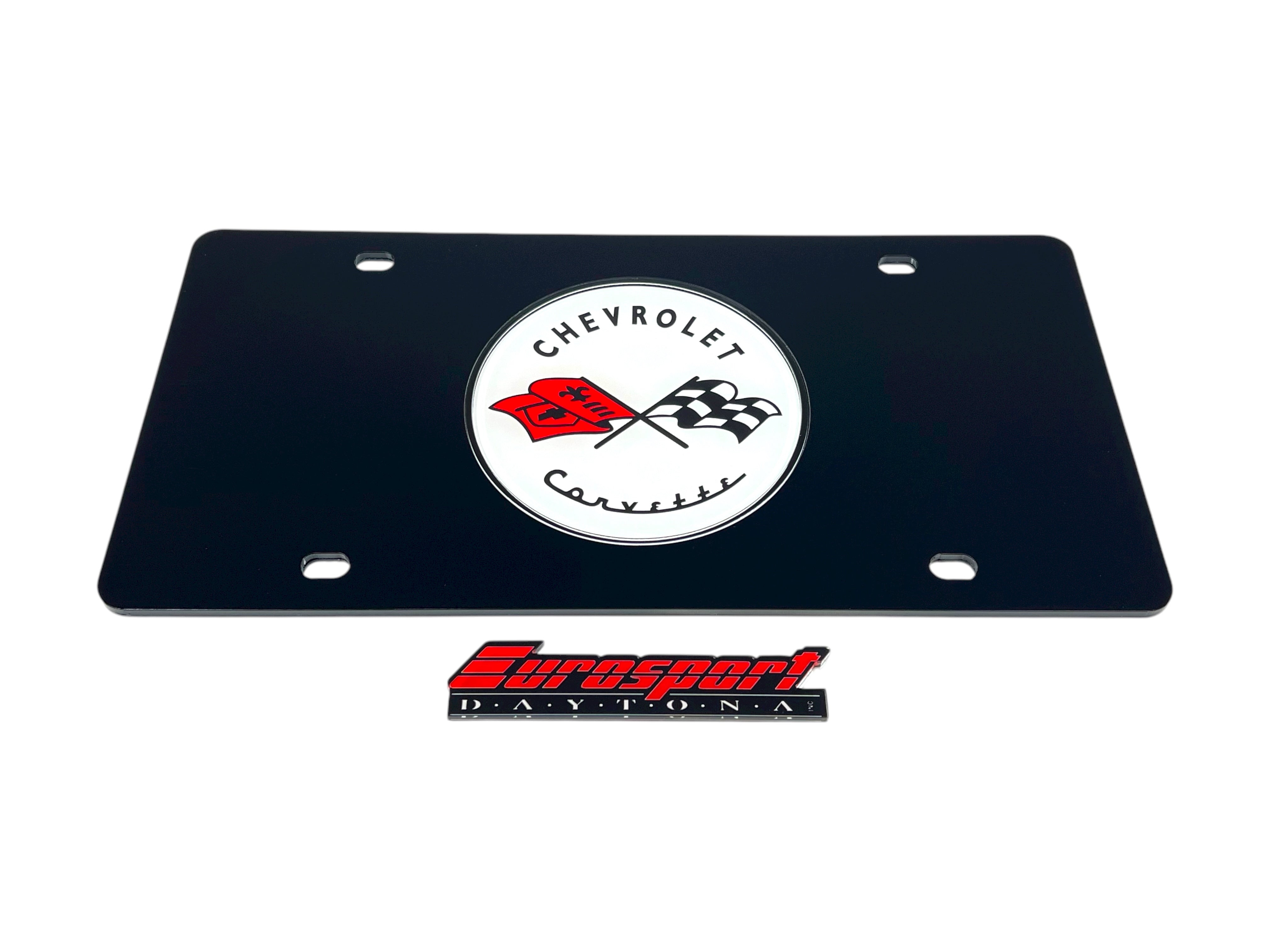 Classic Chevrolet Corvette Acrylic License Plate