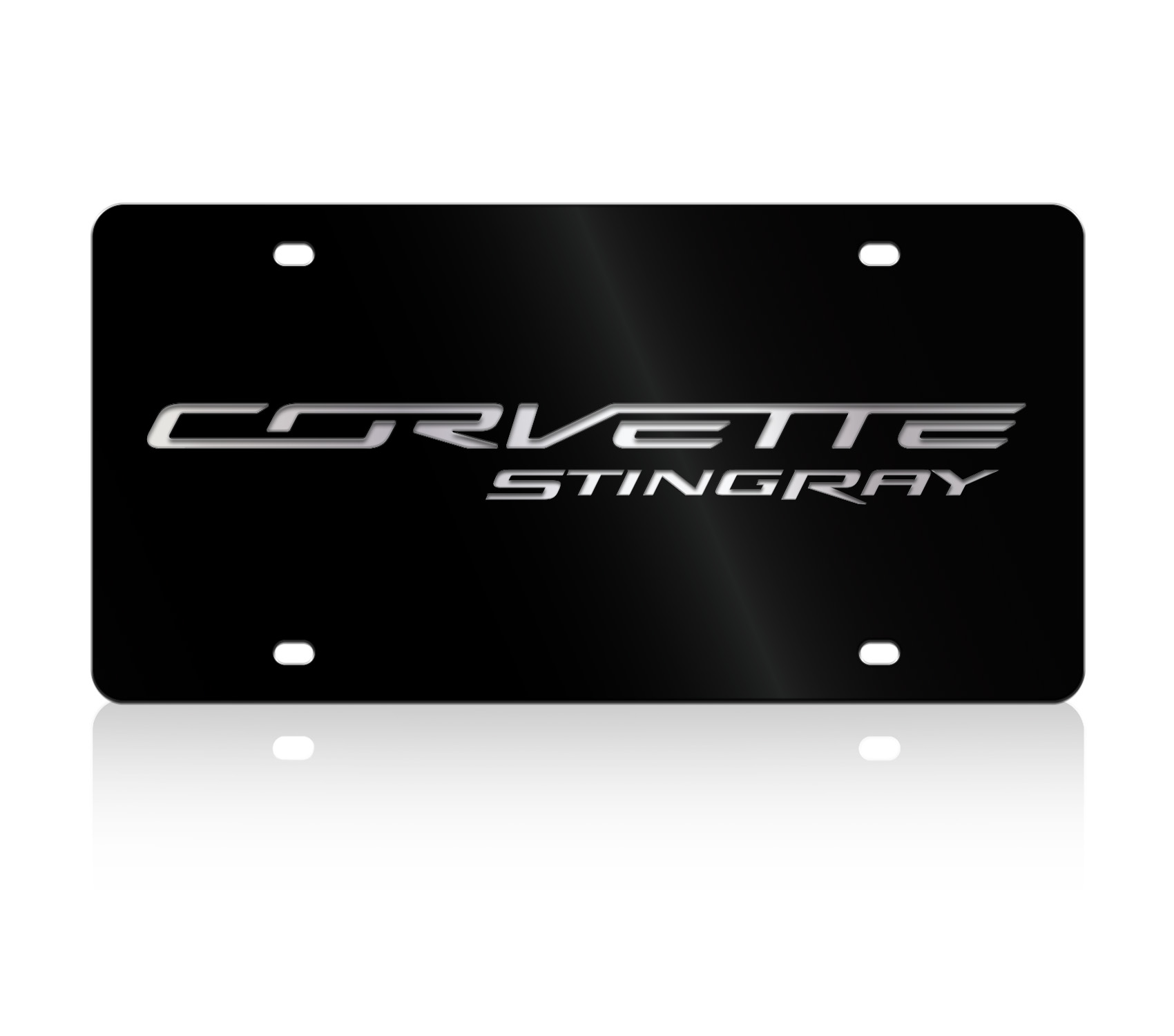 Chevrolet Corvette C7 Stingray Acrylic License Plate