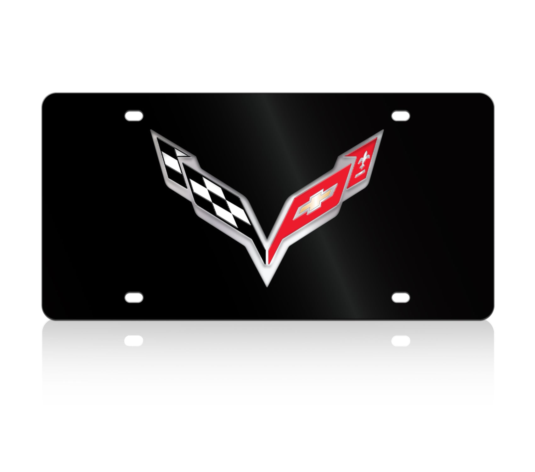 Chevrolet Corvette C7 Acrylic License Plate