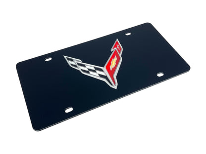 Chevrolet Corvette C8 Acrylic License Plate