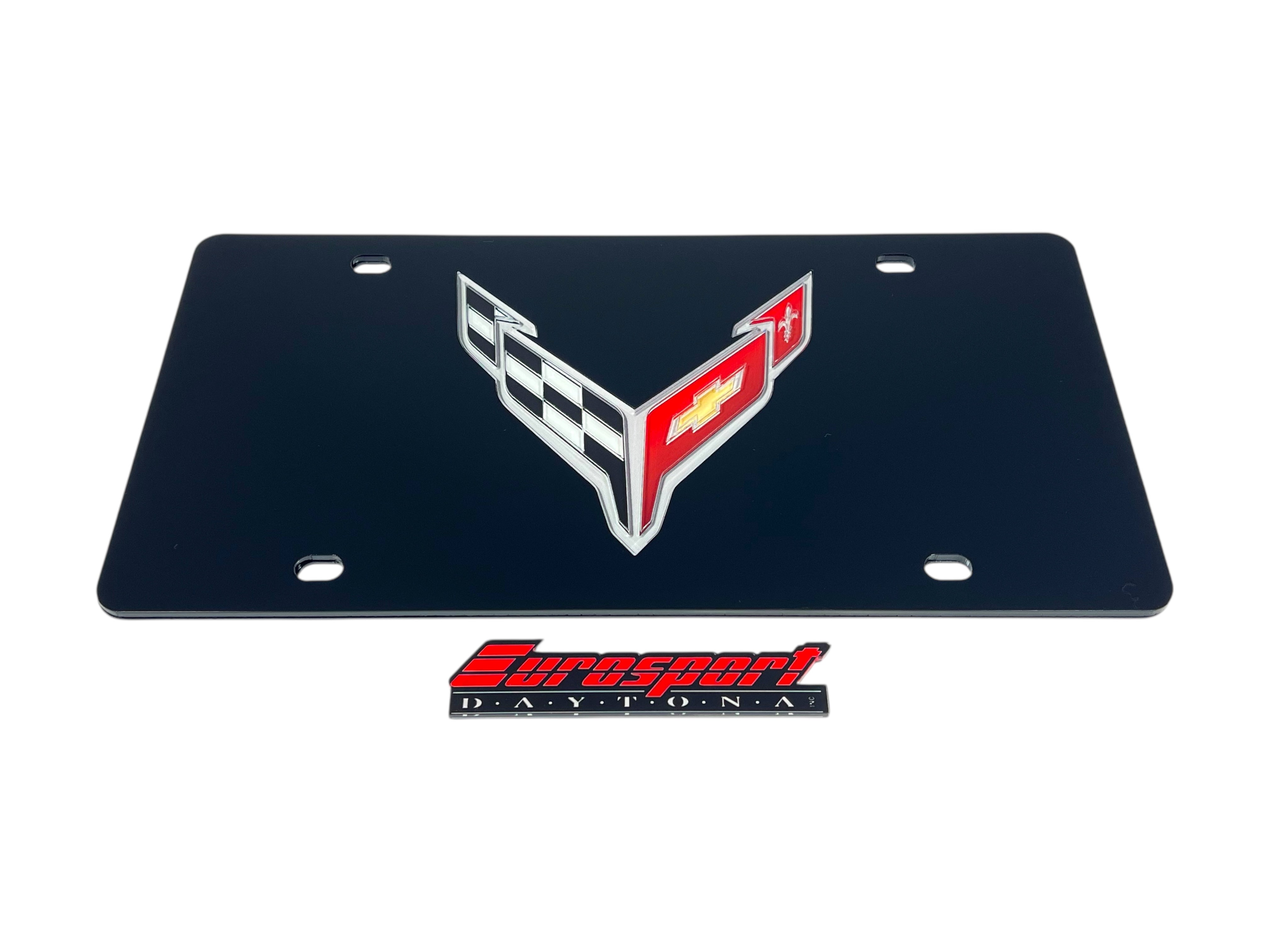 Chevrolet Corvette C8 Acrylic License Plate