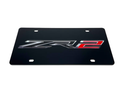 Chevrolet ZR2 Acrylic License Plate