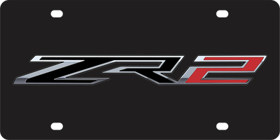 Chevrolet ZR2 Acrylic License Plate