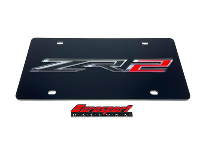 Chevrolet ZR2 Acrylic License Plate