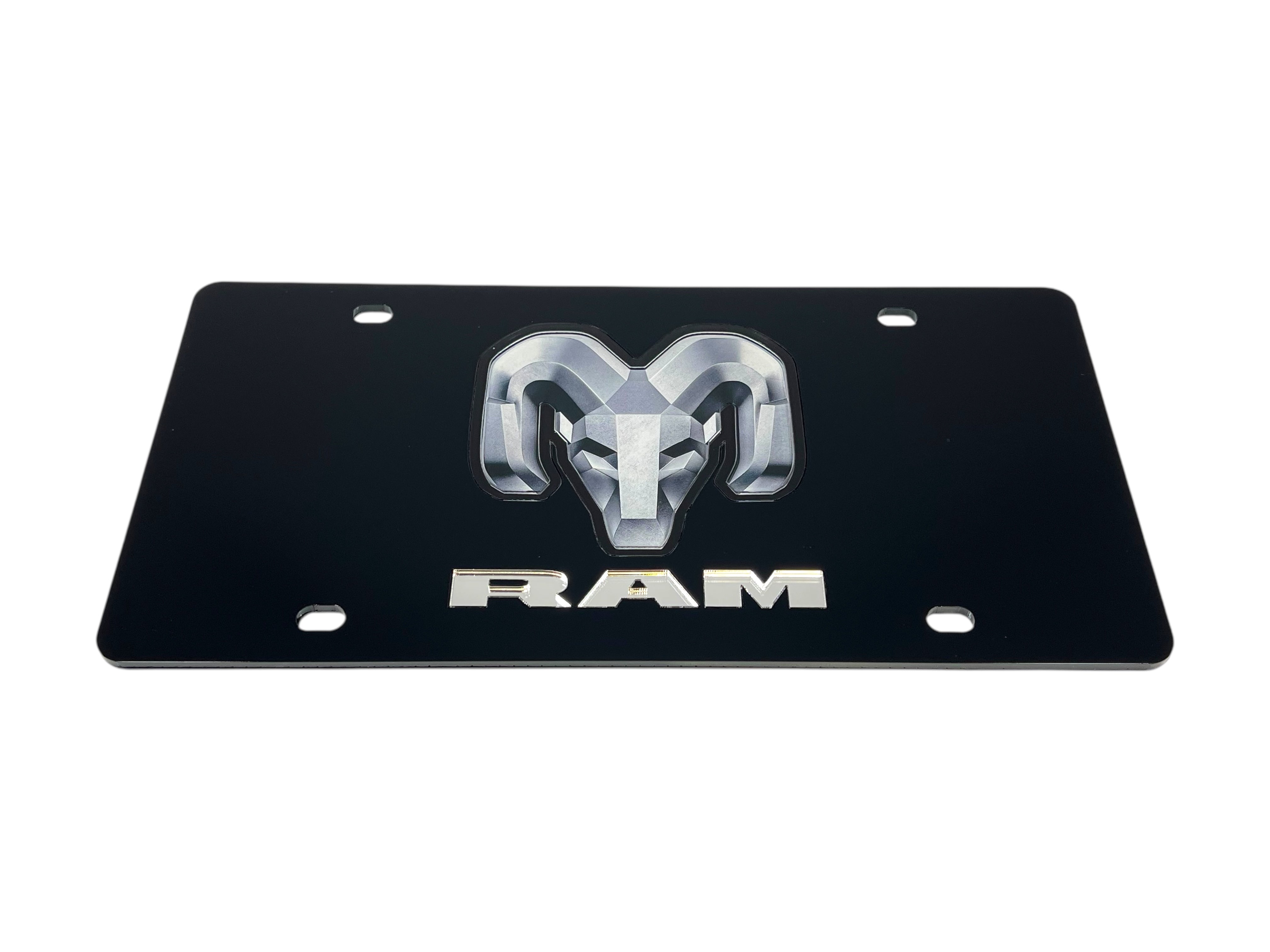 Ram Acrylic License Plate
