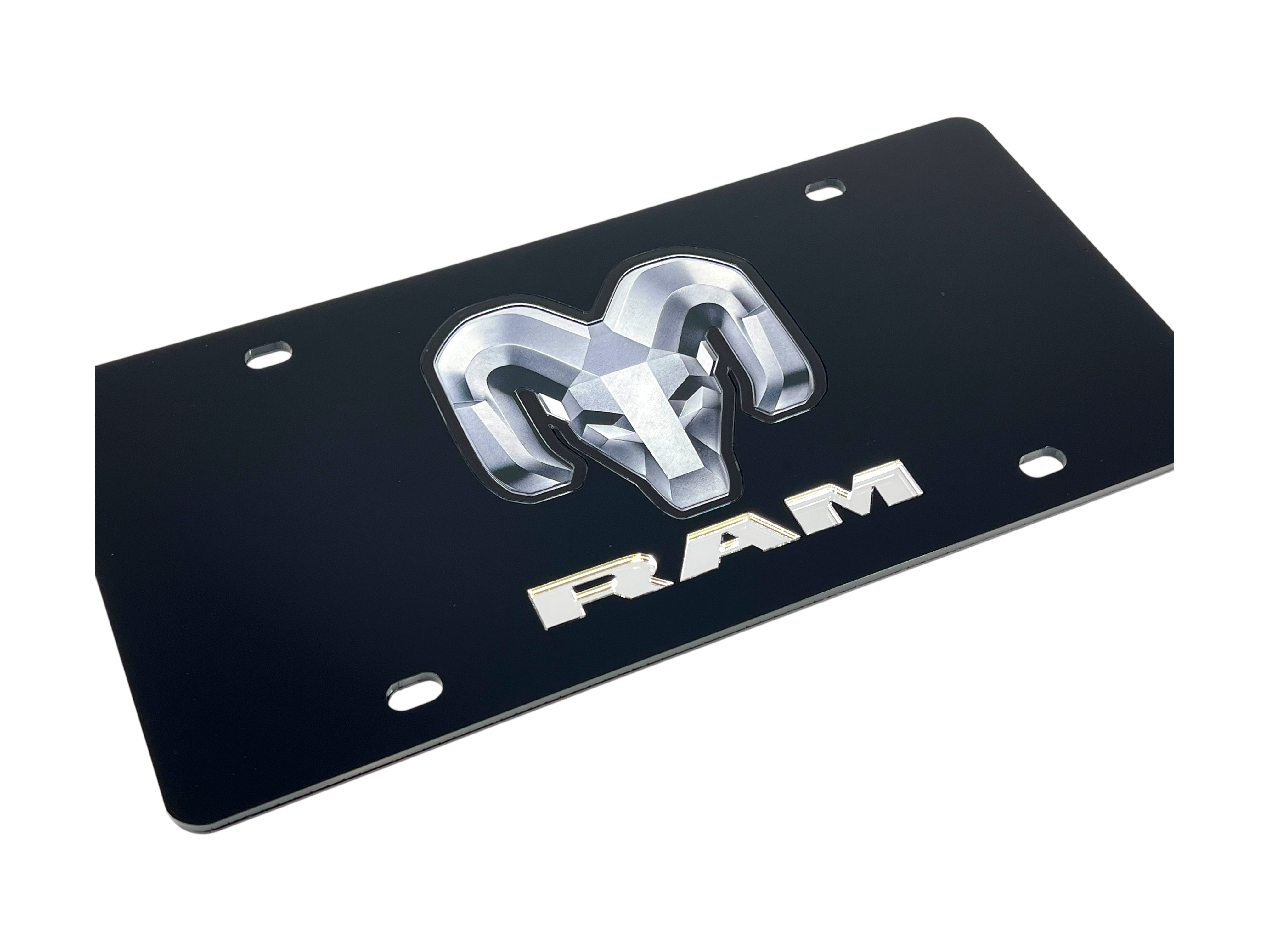 Ram Acrylic License Plate