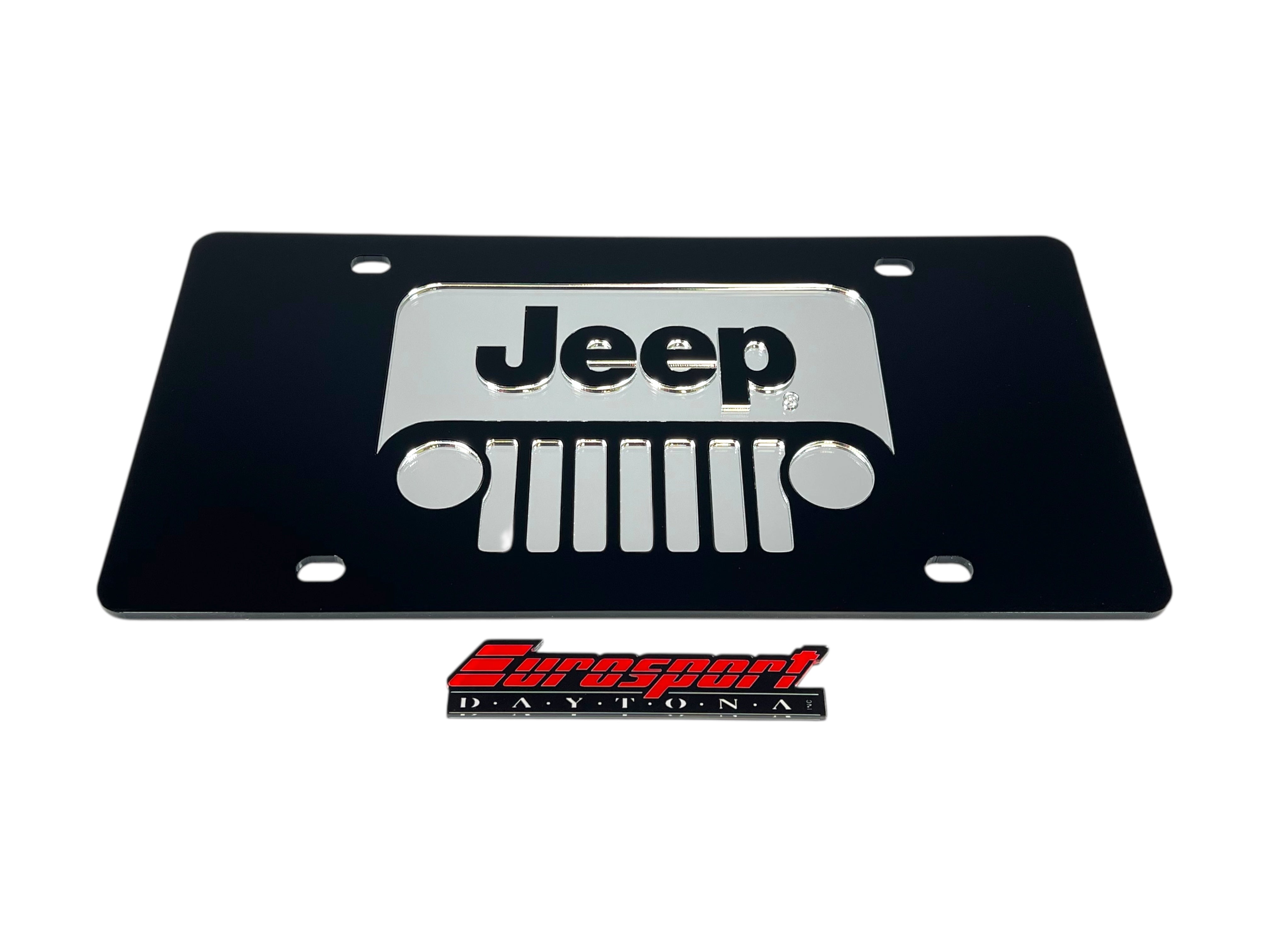 Jeep Grill Acrylic License Plate