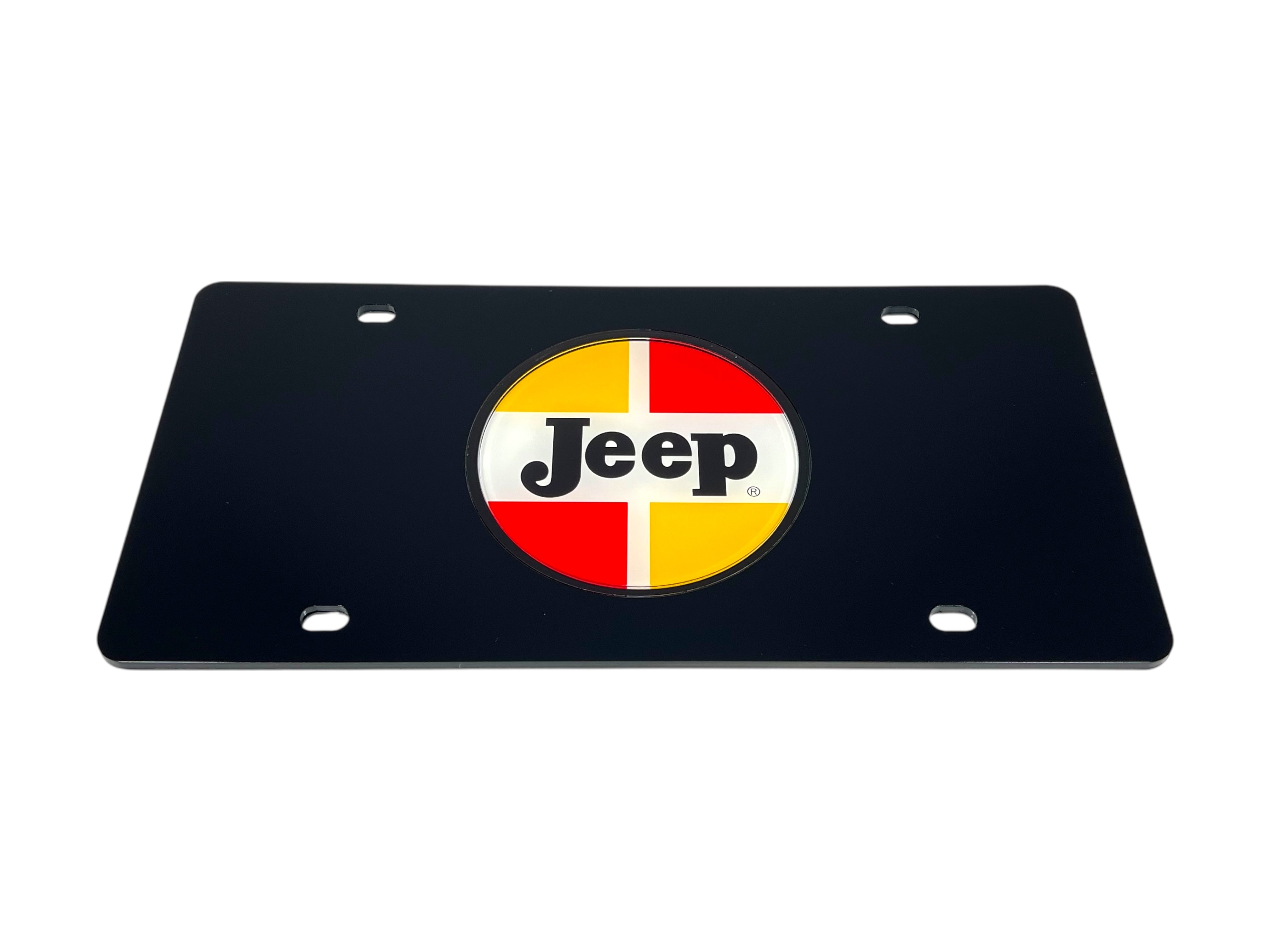 1963-1970 Jeep Classic Logo Acrylic License Plate