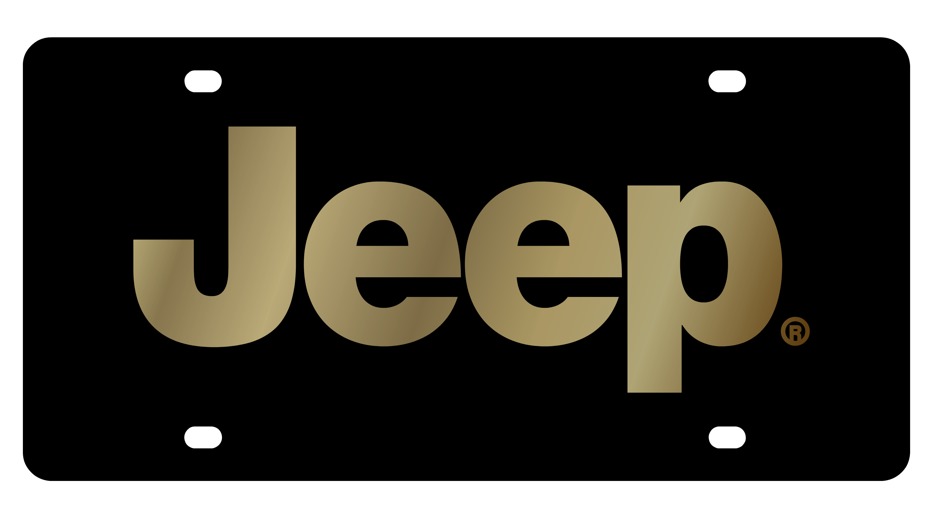 Jeep Acrylic License Plate