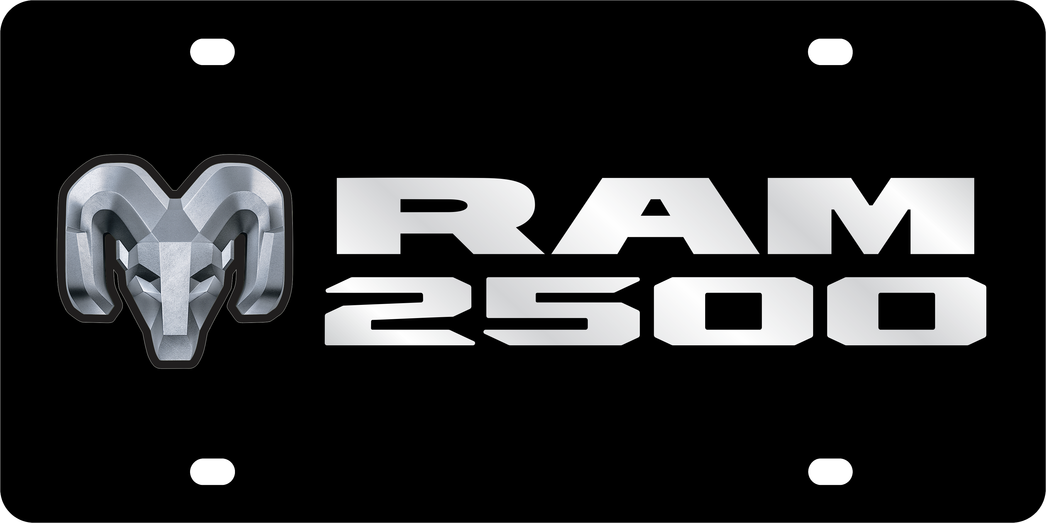 Ram 2500 Acrylic License Plate