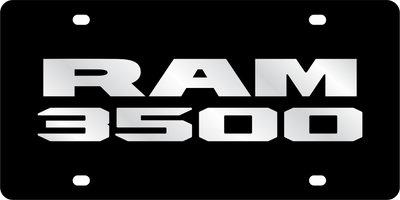 Ram 3500 Acrylic License Plate