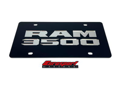 Ram 3500 Acrylic License Plate