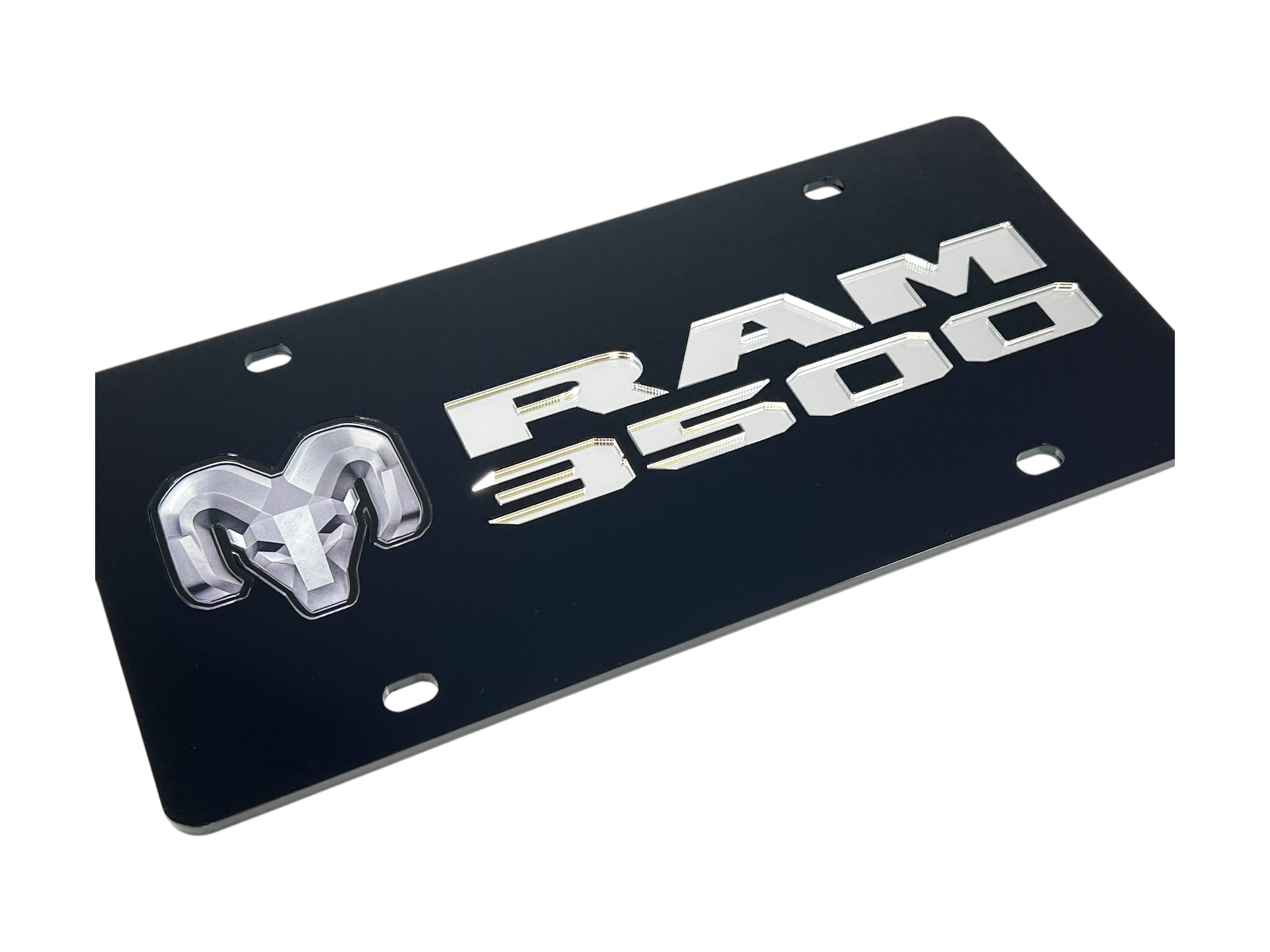 Ram 3500 Acrylic License Plate