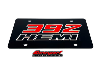 Dodge 392 HEMI Acrylic License Plate