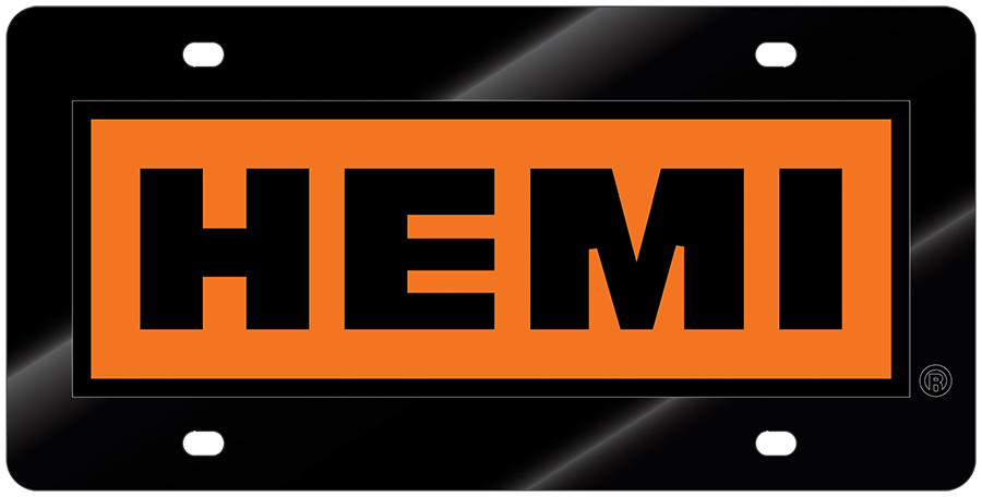 Dodge HEMI Acrylic License Plate