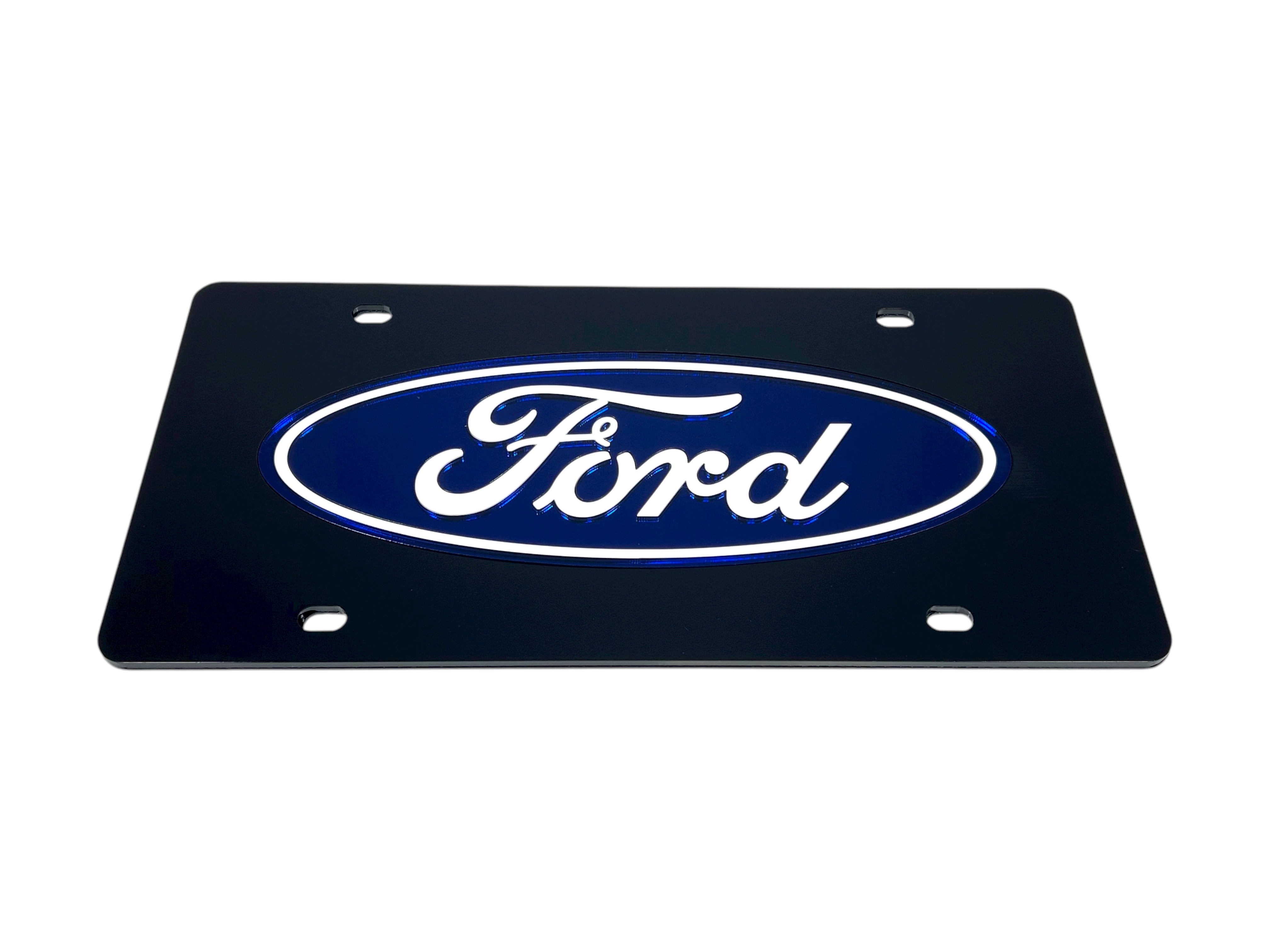 Ford Oval Acrylic License Plate