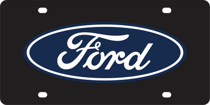 Ford Oval Acrylic License Plate