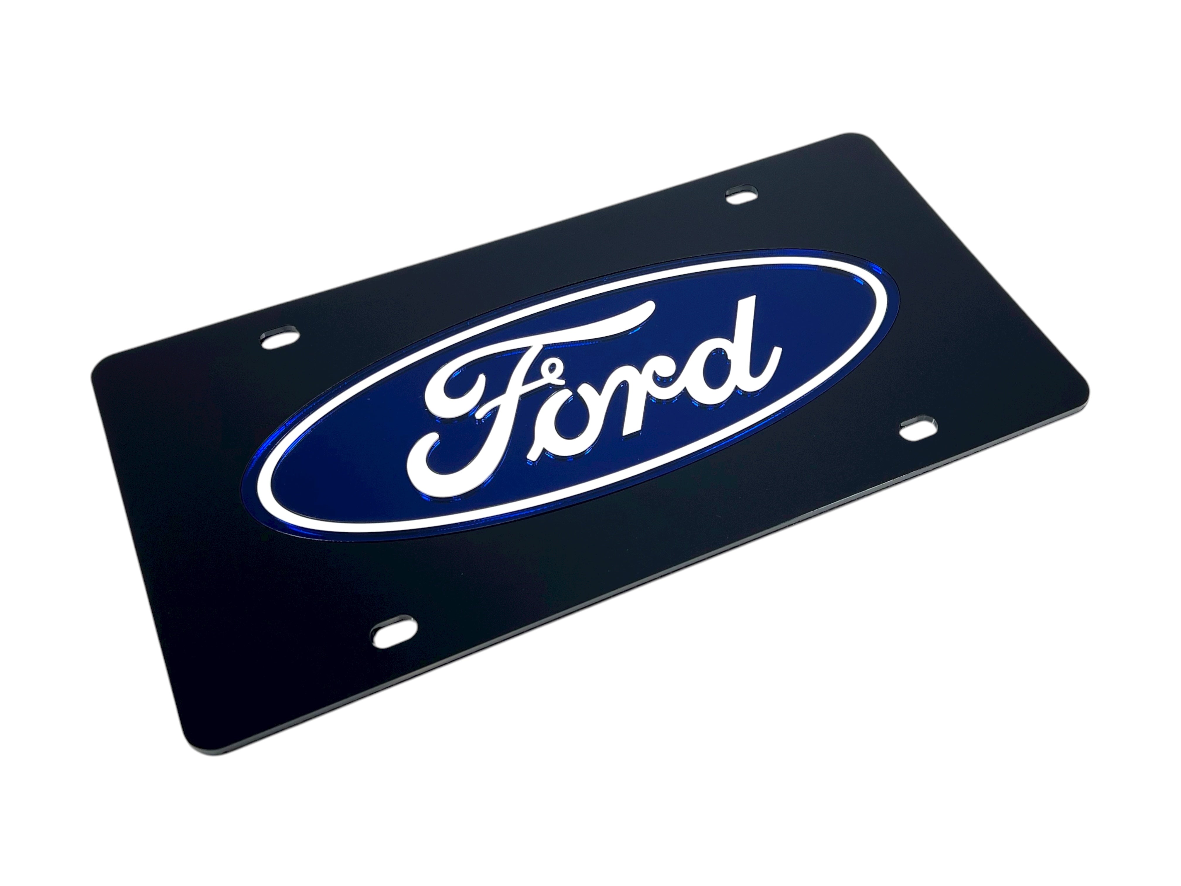Ford Oval Acrylic License Plate