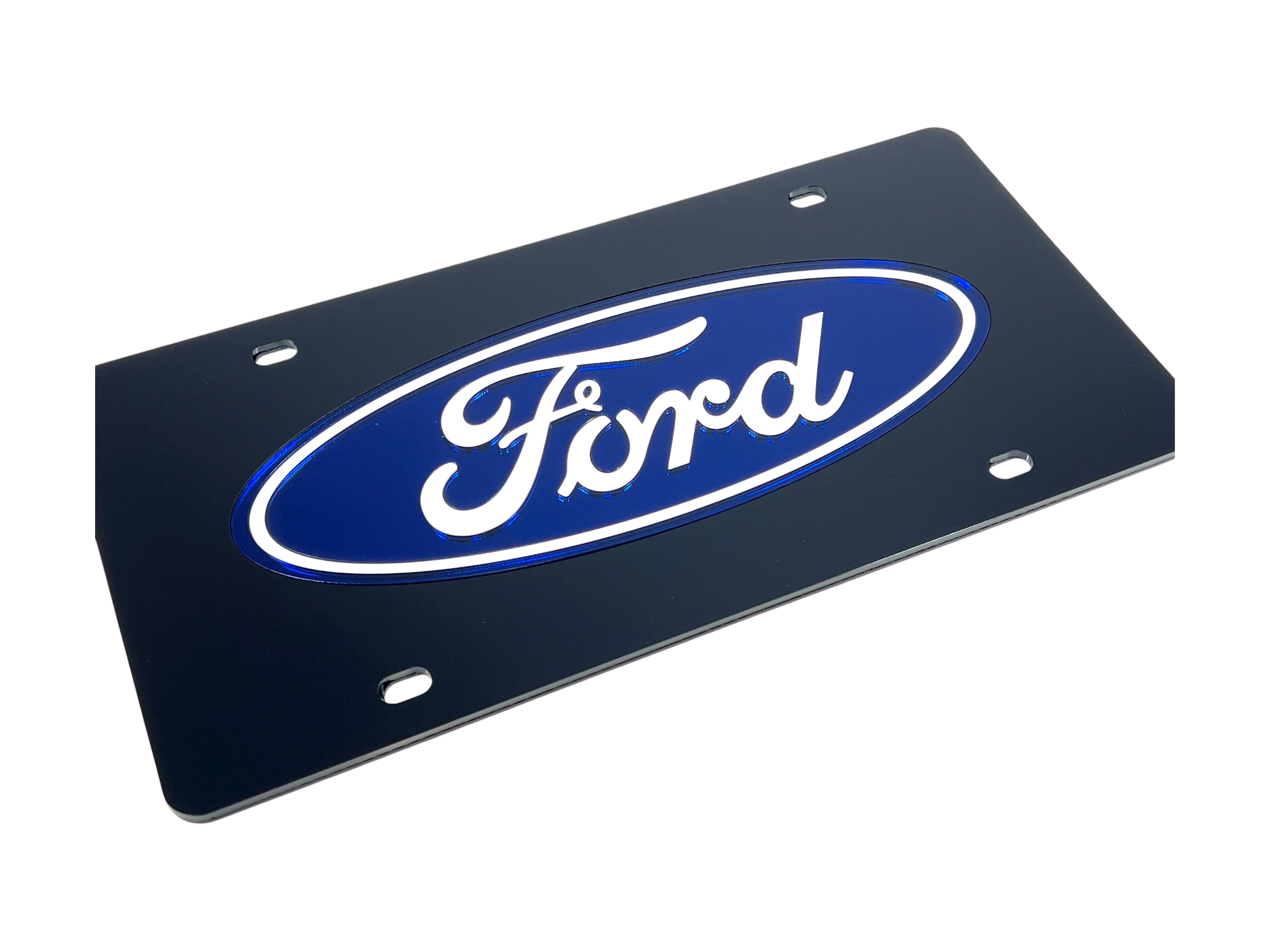 Ford Oval Acrylic License Plate