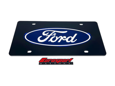 Ford Oval Acrylic License Plate