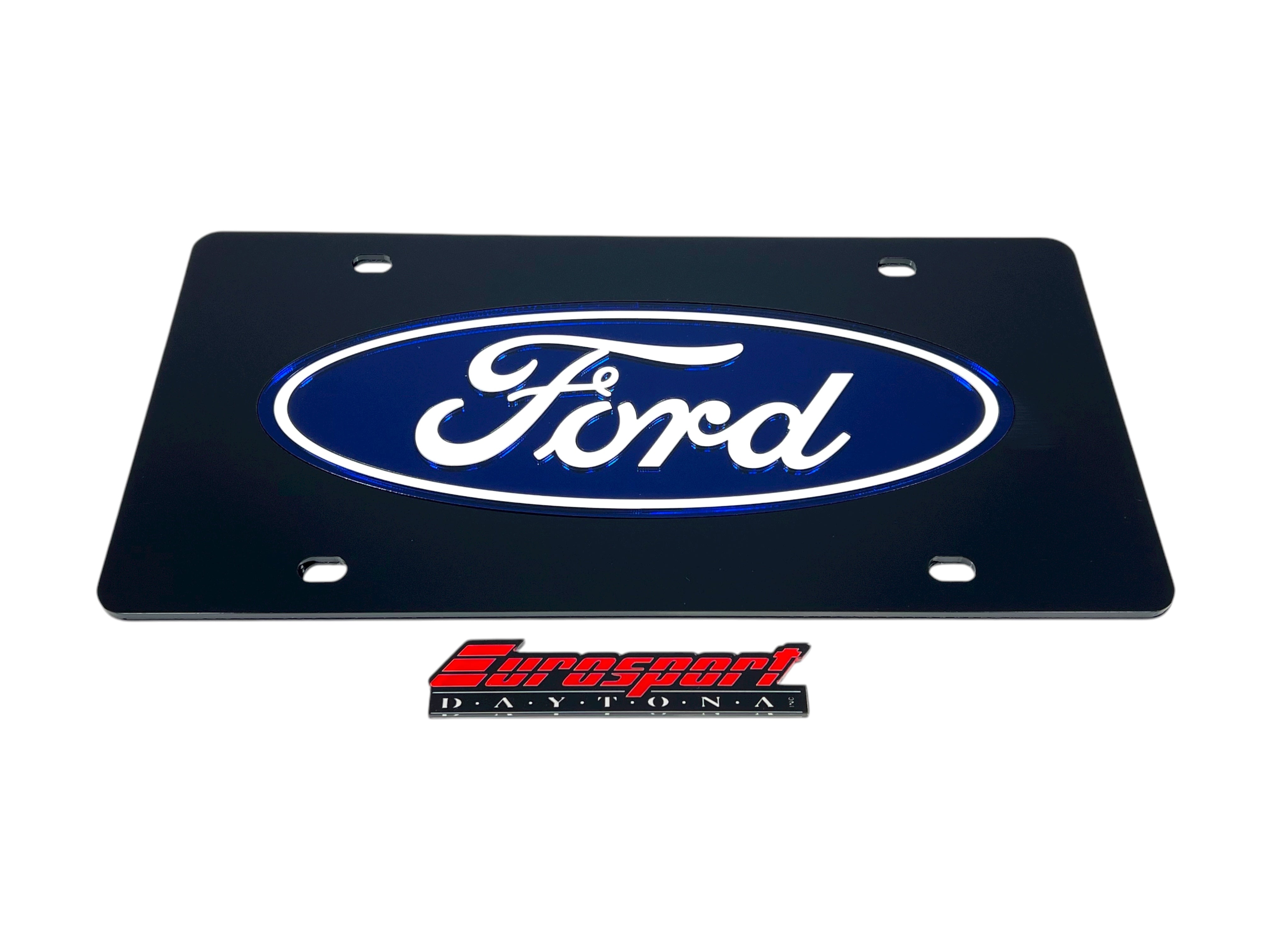 Ford Oval Acrylic License Plate