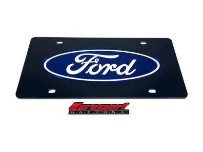 Ford Oval Acrylic License Plate