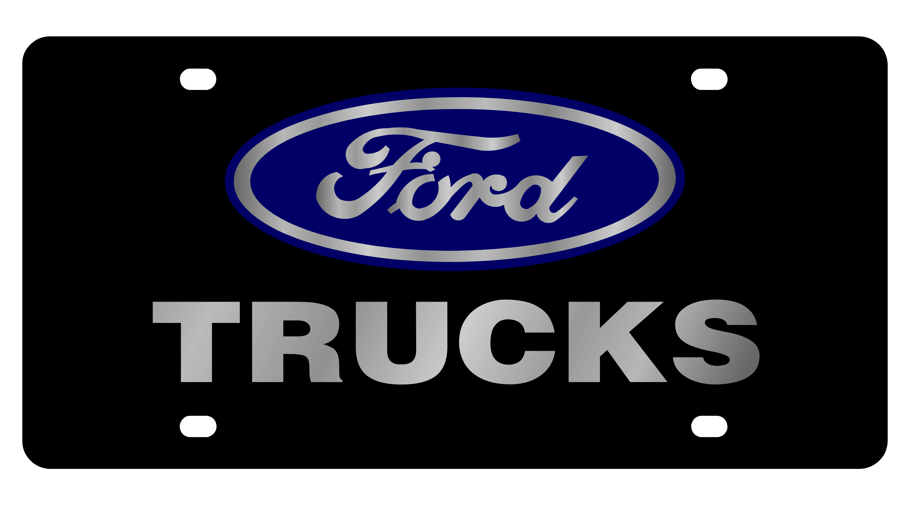 Ford Trucks Acrylic License Plate