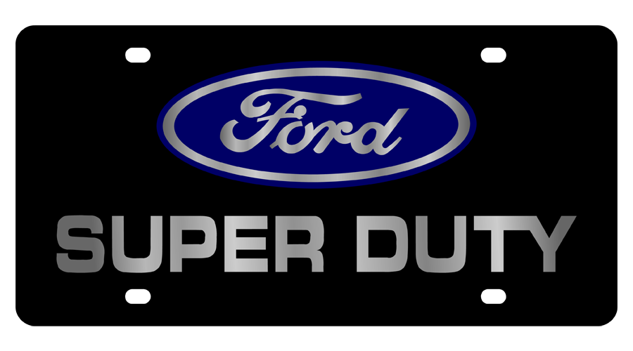 Ford Super Duty Acrylic License Plate