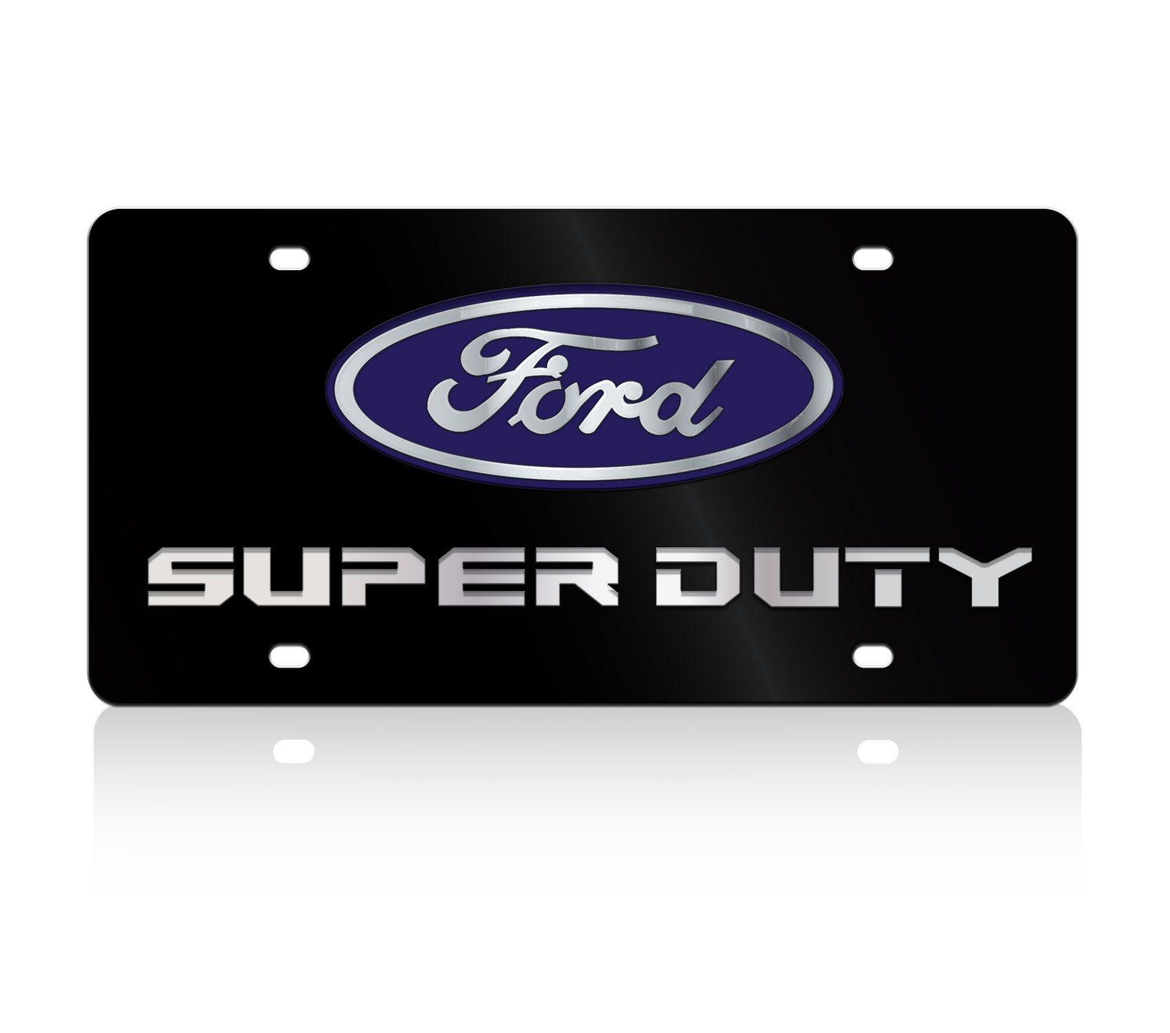 2017 Ford Super Duty Acrylic License Plate