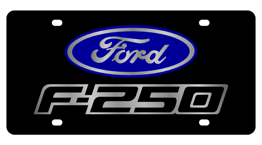 2009 Ford F-250 Acrylic License Plate