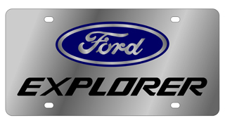 Ford Explorer Acrylic License Plate