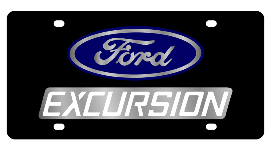 Ford Excursion Acrylic License Plate