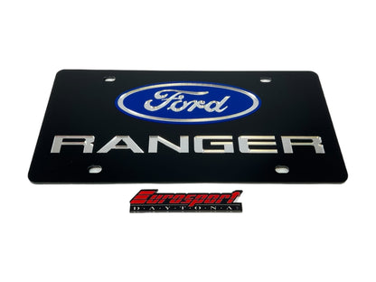 2018 Ford Ranger Acrylic License Plate