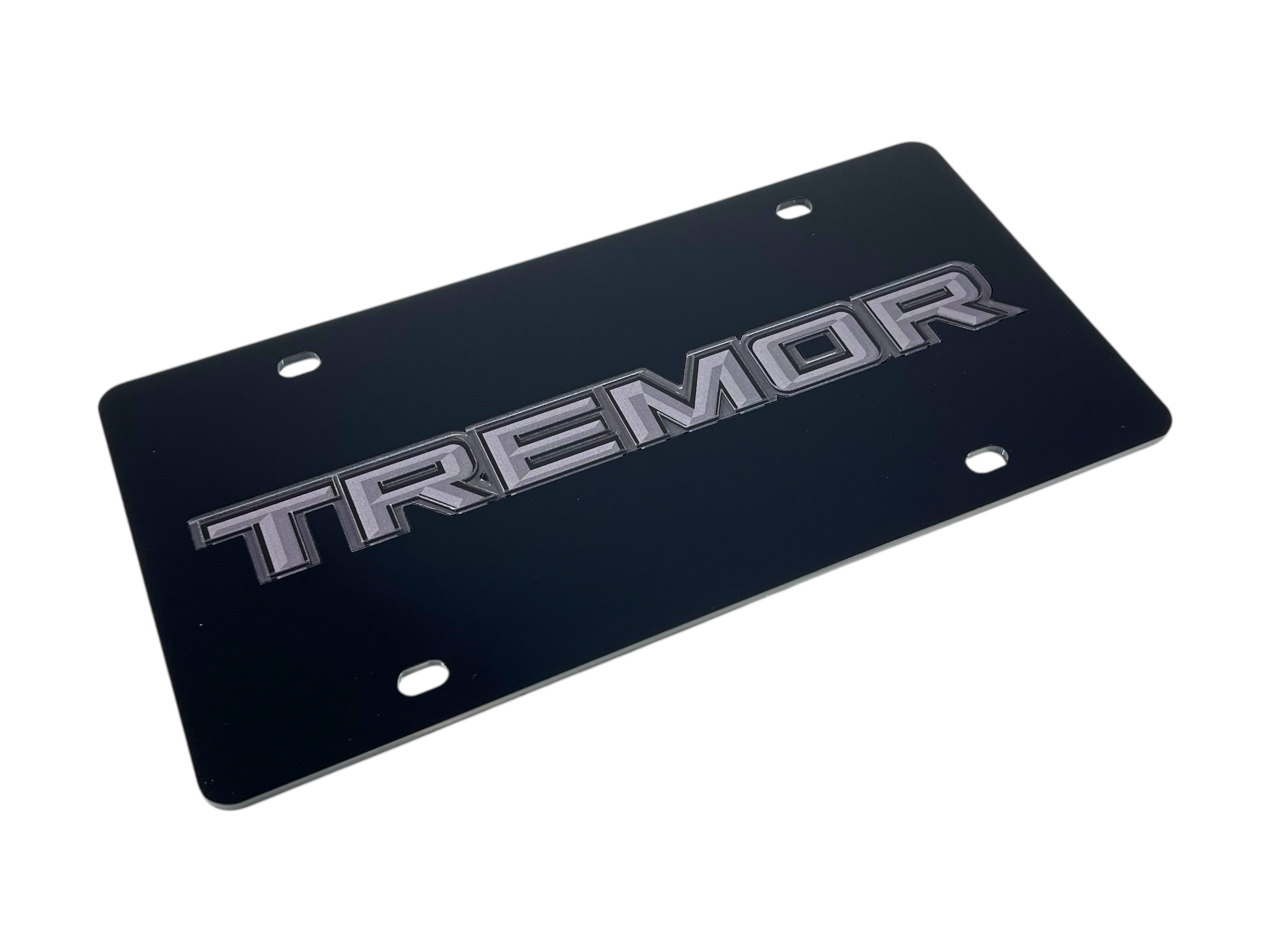 Ford Tremor Blacked Out Acrylic License Plate