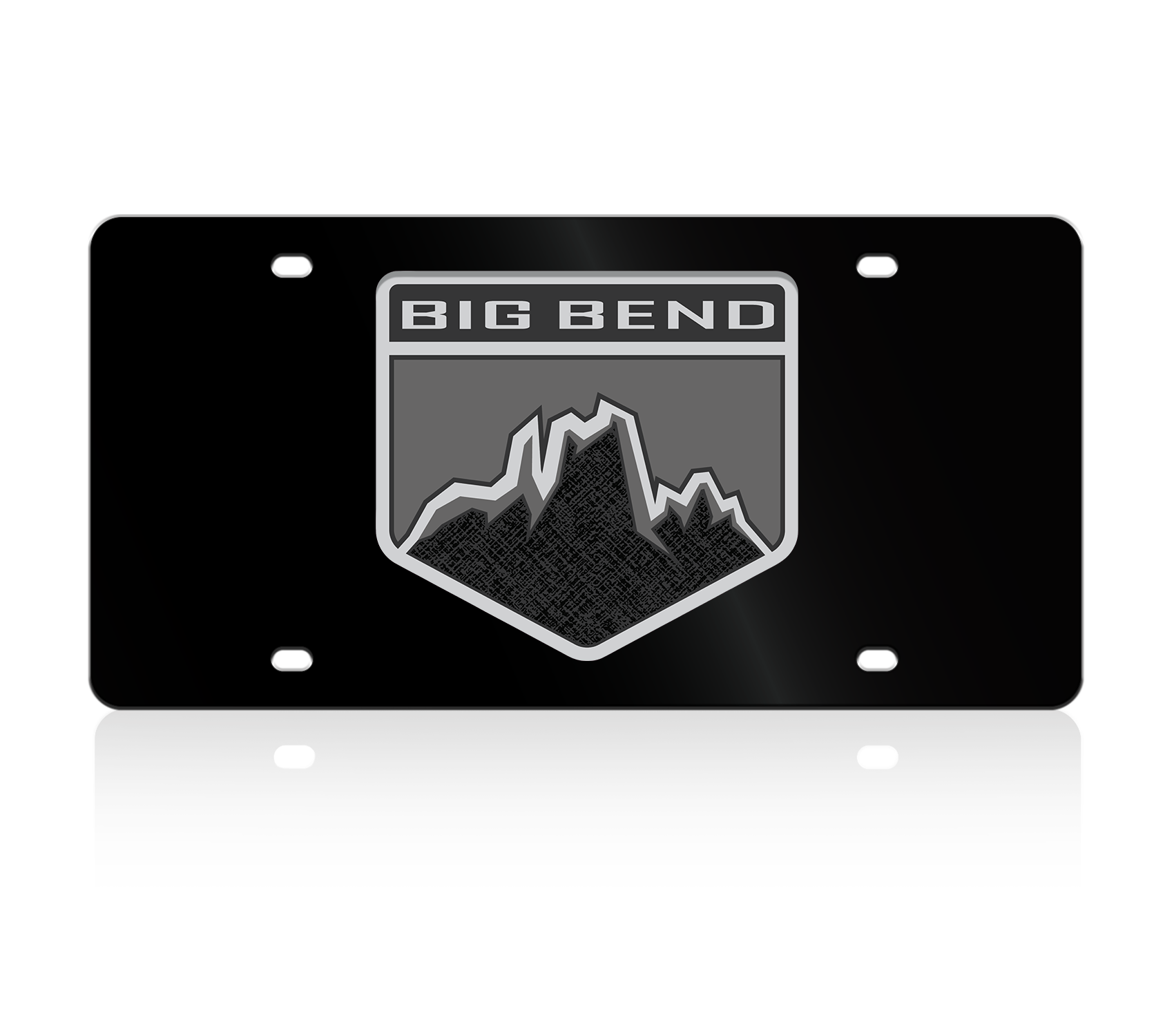 Ford Big Bend Acrylic License Plate