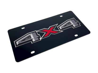 Ford 4X4 Acrylic License Plate