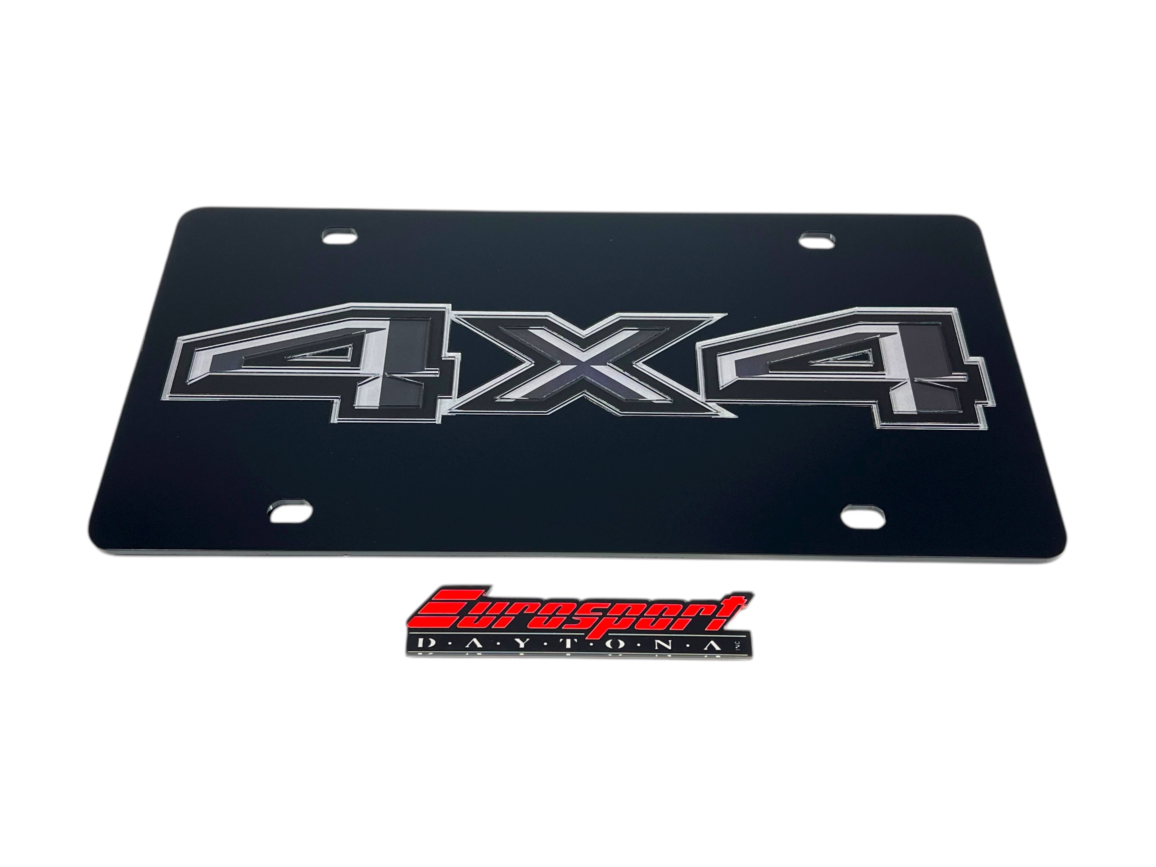 Ford 4X4 Blacked Out Acrylic License Plate