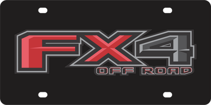 Ford FX4 Acrylic License Plate
