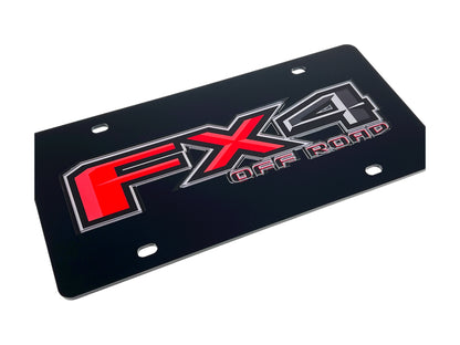 Ford FX4 Acrylic License Plate