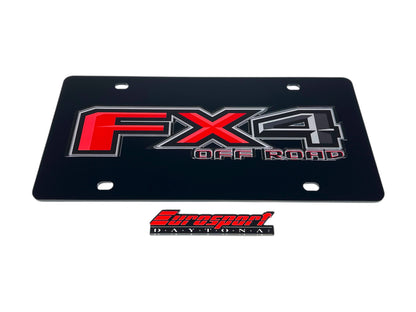 Ford FX4 Acrylic License Plate