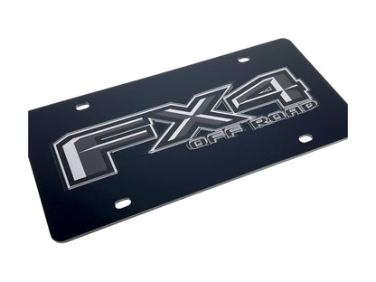 Ford FX4 Monochromatic Acrylic License Plate