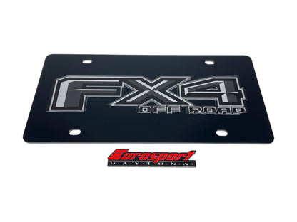 Ford FX4 Monochromatic Acrylic License Plate