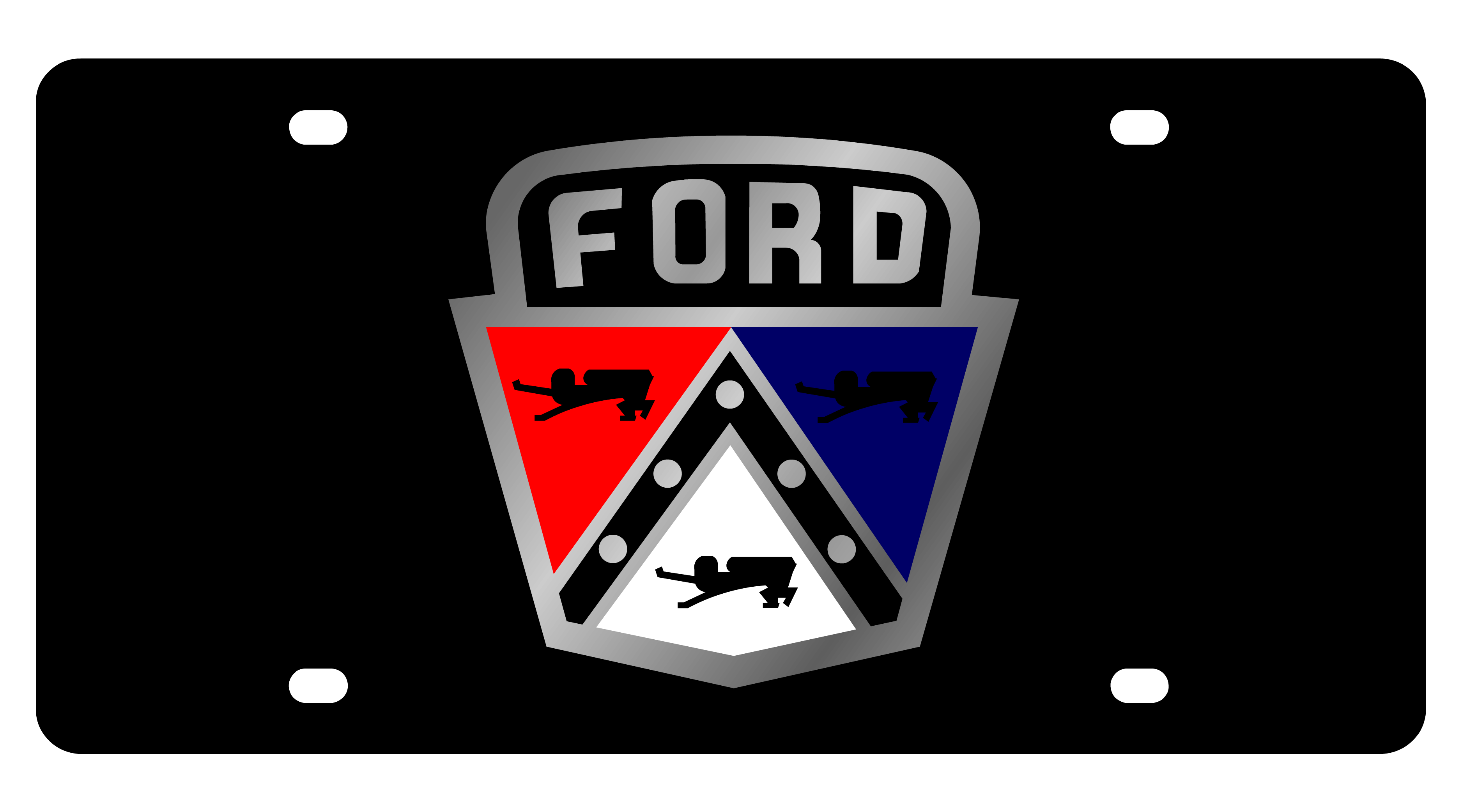 Ford Retro Acrylic License Plate