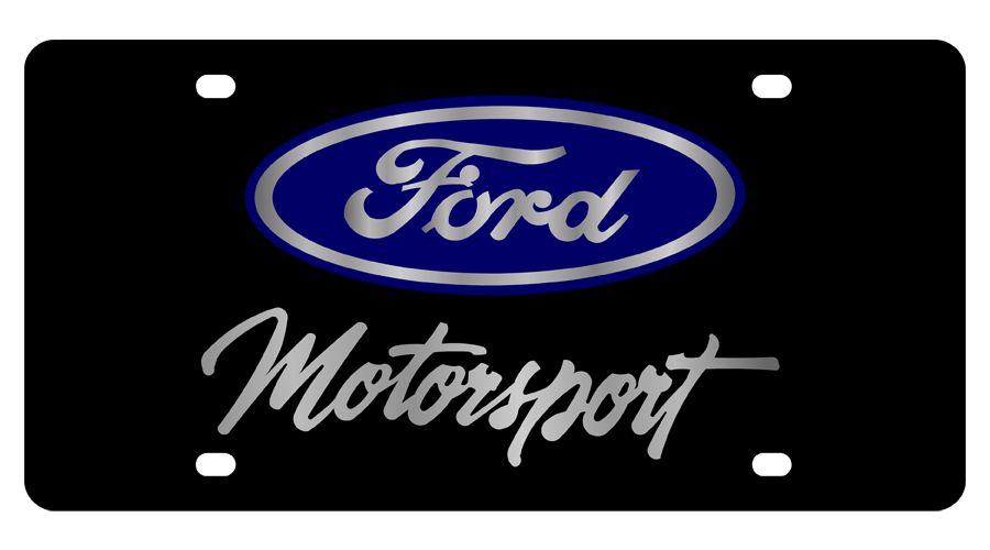 Ford Motorsport Acrylic License Plate